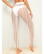 Mesh Cover Up Skirt Without Panty