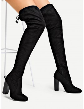 Over The Knee Plain Boots