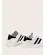 Striped Detail Lace Up Sneakers