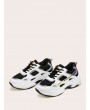 Contrast Lace-up Front Chunky Sole Trainers