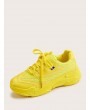 Lace-up Front Mesh Panel Sneakers