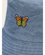 Butterfly Embroidery Bucket Hat