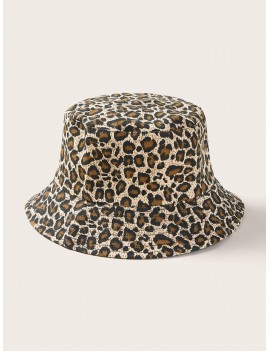 Leopard Pattern Bucket Hat