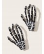 Skeleton Hand Bone Hair Clip 2pcs