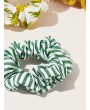 Pineapple & Striped Pattern Scrunchie 3pcs