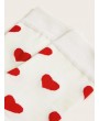 Heart Pattern Invisible Socks 1pair