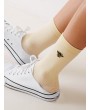 Bee Embroidery Socks 1pair