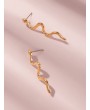 Snake Design Earrings 1pair