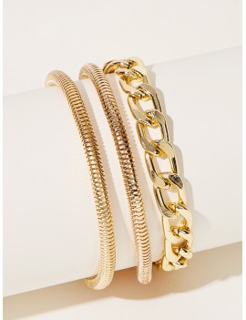 Layered Chain Bracelet 1pc