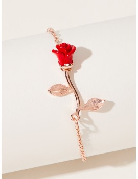 Rose Design Bracelet 1pc