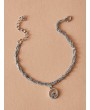 1pc Round Charm Chain Bracelet