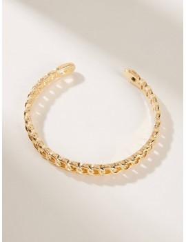 Link Design Cuff Bracelet 1pc