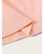 Faux Fur Detail Rib-knit Cami Top
