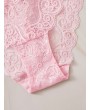 Floral Lace Tie Side Panty Set 3pack