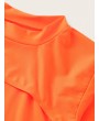 Long Sleeve Halter Top 3 Piece Co-ord Swimwear Set